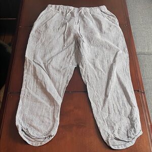 Kenar blue and white striped pants size XL